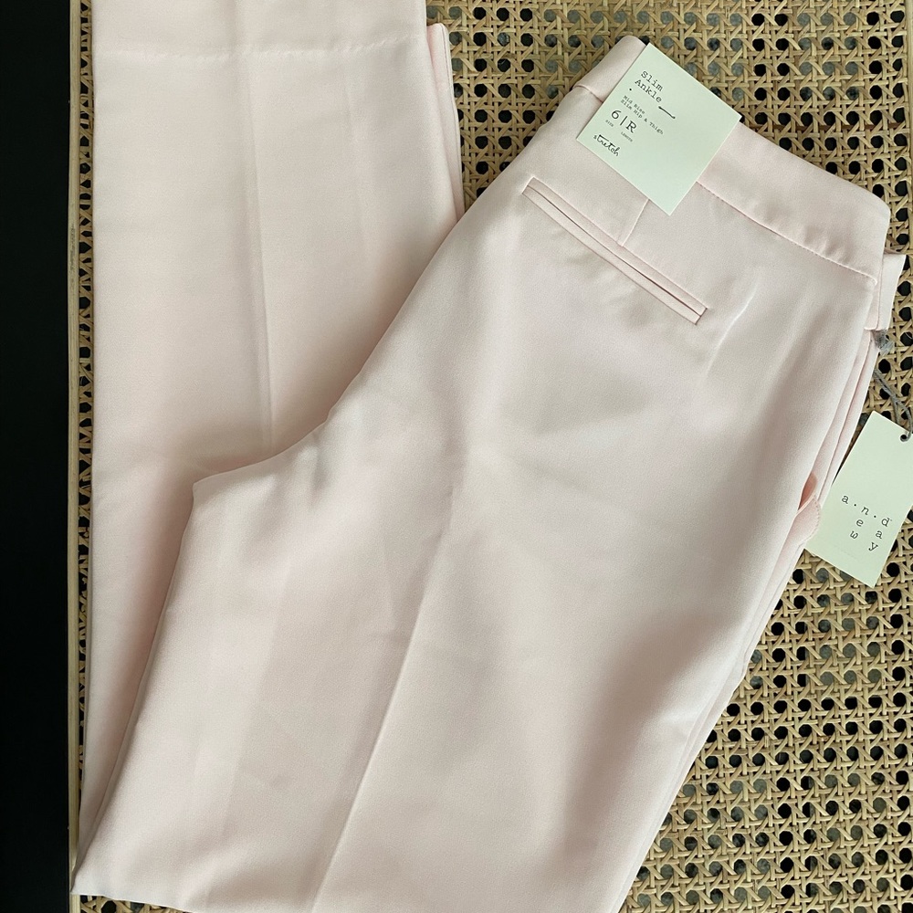 A New Day Scalloped Ankle Pants